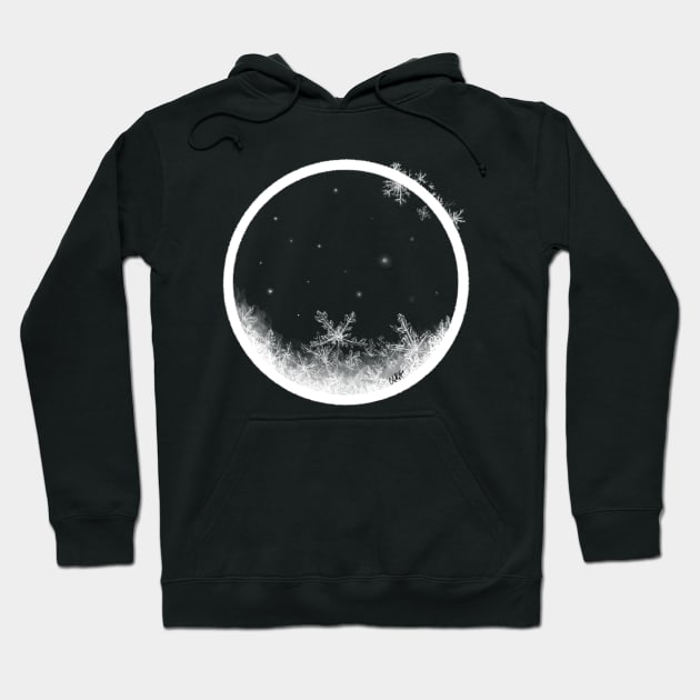 Micro Snow Globe Hoodie by cskartist